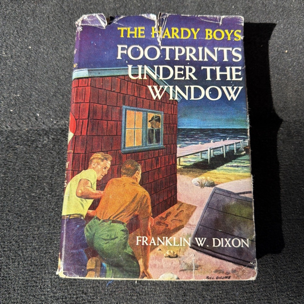 Hardy Boys #12, Footprints Under The Window, FW Dixon, DJ, 1933